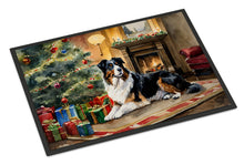 Load image into Gallery viewer, Australian Shepherd Cozy Christmas Doormat