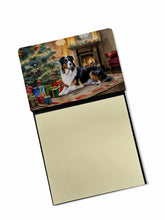 Load image into Gallery viewer, Australian Shepherd Cozy Christmas Sticky Note Holder- Refiilable Desk Accessory Note Pad