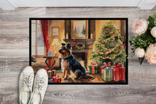 Load image into Gallery viewer, Australian Terrier Cozy Christmas Doormat - Large 24x36 – Indoor/Outdoor Floor Mat with Artistic Flair
