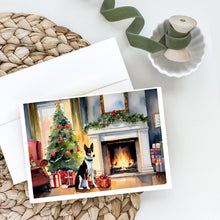 Load image into Gallery viewer, Basenji Cozy Christmas Greeting Cards - Blank Note Cards – 8-Pack of Artist-Designed Cards with Envelopes