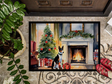 Load image into Gallery viewer, Basenji Cozy Christmas Doormat
