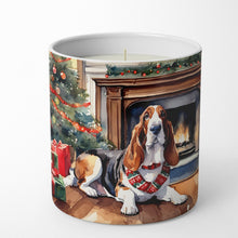 Load image into Gallery viewer, Basset Hound Cozy Christmas Decorative Soy Candle