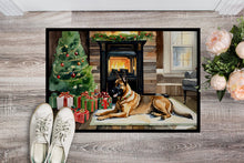 Load image into Gallery viewer, Belgian Malinois Cozy Christmas Doormat - Large 24x36 – Indoor/Outdoor Floor Mat with Artistic Flair
