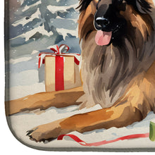 Load image into Gallery viewer, Belgian Tervuren Cozy Christmas Dish Drying Mat