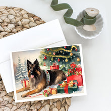 Load image into Gallery viewer, Belgian Tervuren Cozy Christmas Greeting Cards - Blank Note Cards – 8-Pack of Artist-Designed Cards with Envelopes