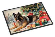 Load image into Gallery viewer, Belgian Tervuren Cozy Christmas Doormat - Large 24x36 – Indoor/Outdoor Floor Mat with Artistic Flair