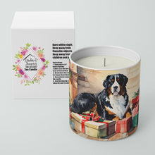Load image into Gallery viewer, Bernese Mountain Dog Cozy Christmas Decorative Soy Candle