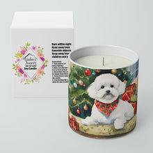 Load image into Gallery viewer, Bichon Frise Cozy Christmas Decorative Soy Candle