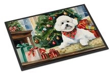 Load image into Gallery viewer, Bichon Frise Cozy Christmas Doormat