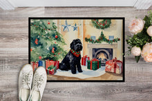 Load image into Gallery viewer, Black Russian Terrier Cozy Christmas Doormat - Large 24x36 – Indoor/Outdoor Floor Mat with Artistic Flair