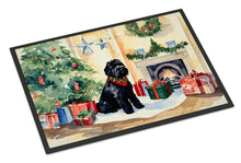 Load image into Gallery viewer, Black Russian Terrier Cozy Christmas Doormat - Large 24x36 – Indoor/Outdoor Floor Mat with Artistic Flair