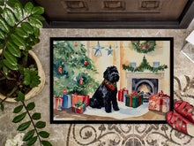 Load image into Gallery viewer, Black Russian Terrier Cozy Christmas Doormat