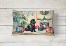 Load image into Gallery viewer, Black Russian Terrier Cozy Christmas Throw Pillow