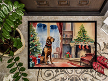 Load image into Gallery viewer, Bloodhound Cozy Christmas Doormat