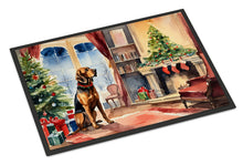 Load image into Gallery viewer, Bloodhound Cozy Christmas Doormat