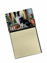 Load image into Gallery viewer, Border Collie Cozy Christmas Sticky Note Holder- Refiilable Desk Accessory Note Pad