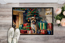Load image into Gallery viewer, Border Terrier Cozy Christmas Doormat