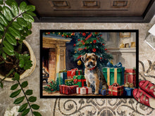 Load image into Gallery viewer, Border Terrier Cozy Christmas Doormat
