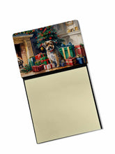 Load image into Gallery viewer, Border Terrier Cozy Christmas Sticky Note Holder- Refiilable Desk Accessory Note Pad