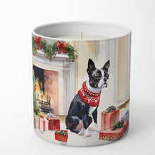 Load image into Gallery viewer, Boston Terrier Cozy Christmas Decorative Soy Candle