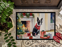 Load image into Gallery viewer, Boston Terrier Cozy Christmas Doormat