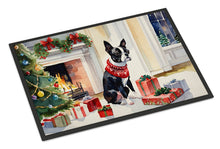 Load image into Gallery viewer, Boston Terrier Cozy Christmas Doormat