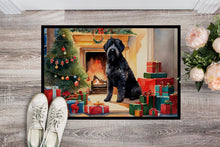 Load image into Gallery viewer, Bouvier des Flandres Cozy Christmas Doormat - Large 24x36 – Indoor/Outdoor Floor Mat with Artistic Flair