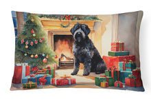 Load image into Gallery viewer, Bouvier des Flandres Cozy Christmas Throw Pillow