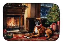 Load image into Gallery viewer, Boxer Cozy Christmas Dish Drying Mat