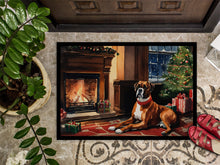 Load image into Gallery viewer, Boxer Cozy Christmas Doormat - Large 24x36 – Indoor/Outdoor Floor Mat with Artistic Flair