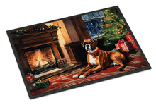 Load image into Gallery viewer, Boxer Cozy Christmas Doormat - Large 24x36 – Indoor/Outdoor Floor Mat with Artistic Flair
