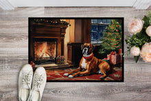 Load image into Gallery viewer, Boxer Cozy Christmas Doormat - 18X27 Indoor / Outdoor Rug | Made in USA