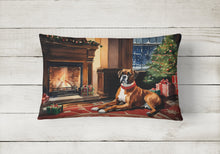Load image into Gallery viewer, Boxer Cozy Christmas Throw Pillow