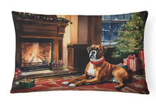 Load image into Gallery viewer, Boxer Cozy Christmas Throw Pillow