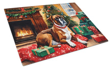 Load image into Gallery viewer, Boxer Cozy Christmas Glass Cutting Boards – Durable, Decorative Kitchen Art Large