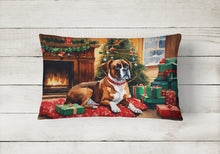 Load image into Gallery viewer, Boxer Cozy Christmas Throw Pillow
