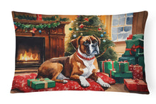 Load image into Gallery viewer, Boxer Cozy Christmas Throw Pillow