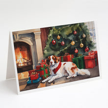 Load image into Gallery viewer, Brittany Cozy Christmas Greeting Cards - Blank Note Cards – 8-Pack of Artist-Designed Cards with Envelopes