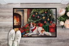 Load image into Gallery viewer, Brittany Cozy Christmas Doormat - Large 24x36 – Indoor/Outdoor Floor Mat with Artistic Flair