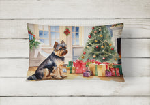 Load image into Gallery viewer, Brussels Griffon Cozy Christmas Throw Pillow