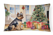 Load image into Gallery viewer, Brussels Griffon Cozy Christmas Throw Pillow
