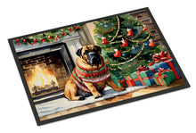 Load image into Gallery viewer, Bullmastiff Cozy Christmas Doormat - Large 24x36 – Indoor/Outdoor Floor Mat with Artistic Flair