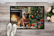 Load image into Gallery viewer, Bullmastiff Cozy Christmas Doormat - 18X27 Indoor / Outdoor Rug | Made in USA