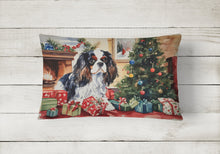 Load image into Gallery viewer, Cavalier Spaniel Cozy Christmas Throw Pillow