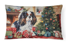 Load image into Gallery viewer, Cavalier Spaniel Cozy Christmas Throw Pillow