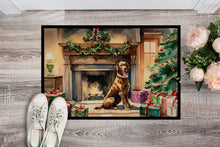 Load image into Gallery viewer, Chesapeake Bay Retriever Cozy Christmas Doormat - Large 24x36 – Indoor/Outdoor Floor Mat with Artistic Flair