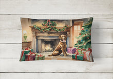Load image into Gallery viewer, Chesapeake Bay Retriever Cozy Christmas Throw Pillow