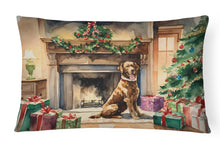 Load image into Gallery viewer, Chesapeake Bay Retriever Cozy Christmas Throw Pillow