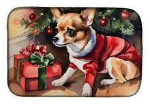 Load image into Gallery viewer, Chihuahua Cozy Christmas Dish Drying Mat