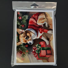 Load image into Gallery viewer, Chihuahua Cozy Christmas Greeting Cards - Blank Note Cards – 8-Pack of Artist-Designed Cards with Envelopes